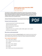 Sistemul de Antrenament Pentru Masa Musculara GIMU PDF