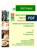 Balance Food For Fit & Healthy Program For The Company by PT BINTANG NUTRISI PRIMA PDF