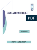 Blocks and Attributes: Alexandra RAICU