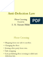Floor Crossing Law in Bangladesh