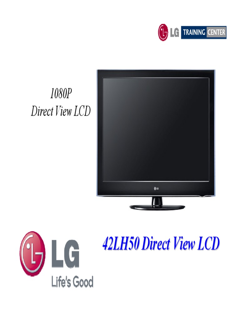 Lg 42lh50 Lcd Eefl Ballast Tv Training Manual Electrostatic