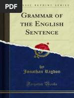 Download Grammar of the English Sentence by Gennaro Massa SN181139274 doc pdf
