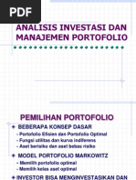 Pemilihan Portofolio