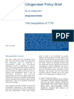 The Geopolitics of TTIP - Clingendael Policy Brief