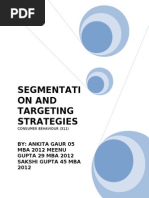 segmentation and targeting strategies
