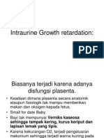 Intraurine Growth Retardation