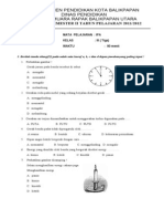 Soal IPA th.2011-2012