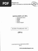 Soal Um Undip 2010 Kemap Ipa101 PDF