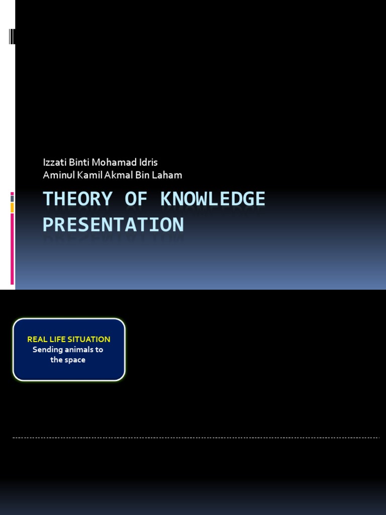 Good tok presentation examples image