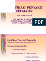 Klasifikasi Penyakit Rheumatik