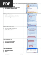 Mail Merge Flowchart | PDF