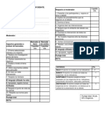 Evaluar debate sobre tema