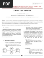 A Review Paper On Firewall