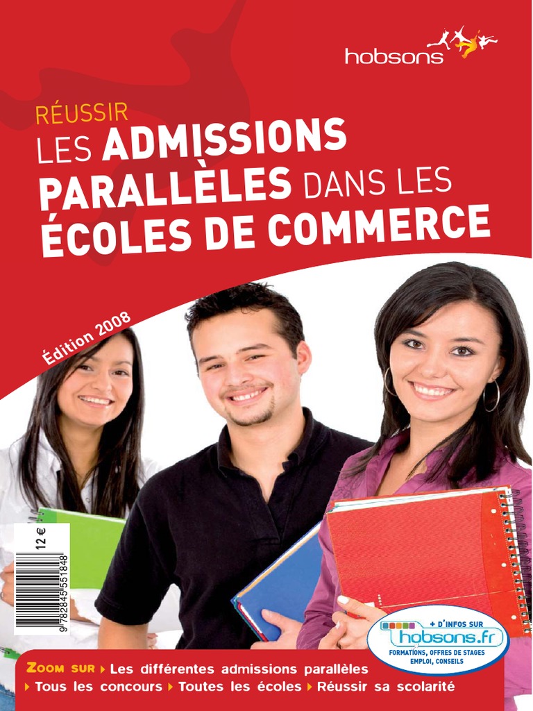 Les Admissions Paralleles Dans Les Ecoles De Commerce Ecole De Commerce Maitrise En Administration Des Affaires