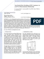 Modelling of The Injection Stretch Blow Moulding of PET Containers Via A Pressure#Volume#time (PV#T) Thermodynamic Relationship