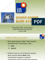 Dasar-Dasar Bank Syariah