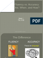 Fluency Vs Accuracy
