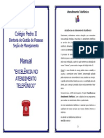 Manual Atendimento Telefonico