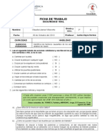 Ficha de Trabajo Seguridad Vial