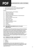 Download Unit-16 Sales Budgeting and Controlpdf by bhar4tp SN181201062 doc pdf
