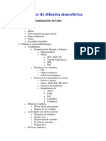 Modelos de Difusión Atmosférica