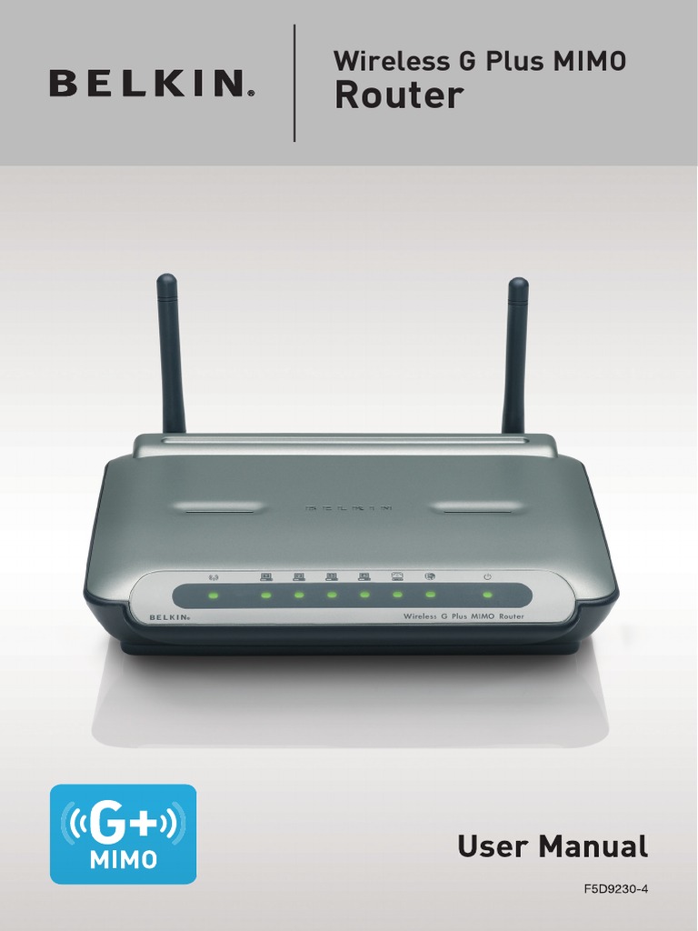 Belkin Router Manual PDF PDF Ip Address Wireless Access Point