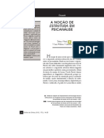 ALTOE, S. & MARTINHO, M. H. A noção de estrutura em Psicanálise [2012]