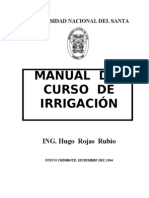 Manual I Del Curso de Irrigacion