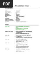 Curriculum Vitae Leroy Kroese Toekomst