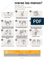 Tecnica Higienizacion de Manos. Oms