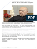 El Diablo Está en El Vaticano, Dice Exorcista Oficial de La Iglesia Católica TIEMPOS PROFETICOS PDF