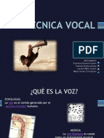 Tecnica Vocal