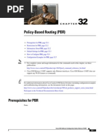 Documentation Policy Based Routing PBR