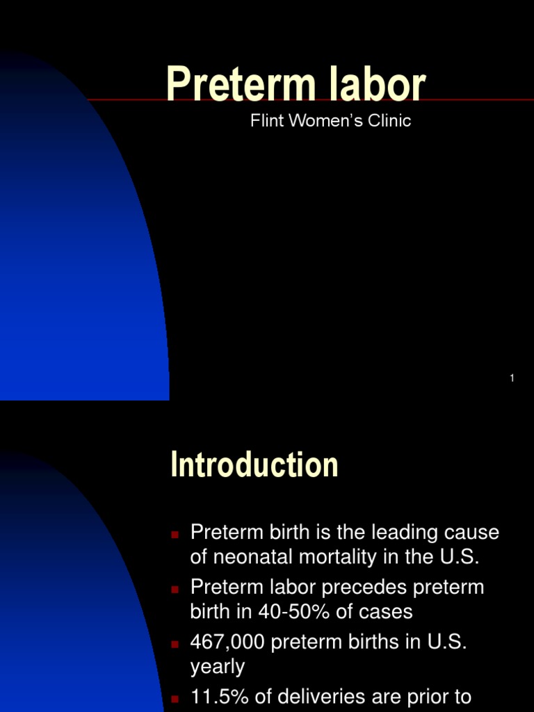 case study about preterm labor