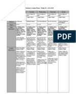 Lesson Plan Week 13