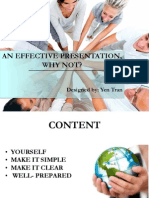 How To Make An Effective Presentation