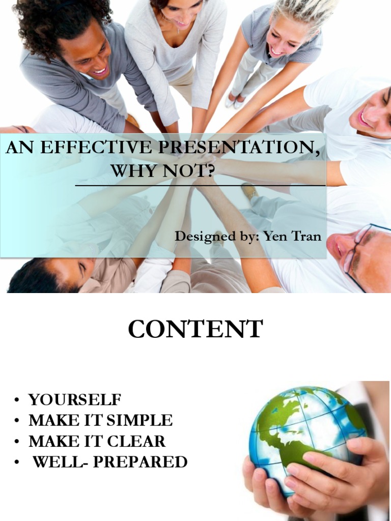 how to make an effective presentation pdf