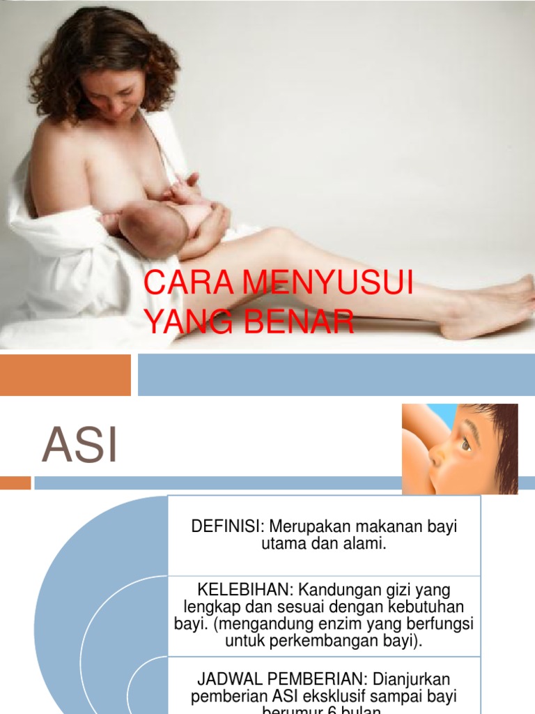 Leaflet Cara Menyusui Yang Baik Dan Benar