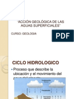 Accion Geologica de Las Aguas Super