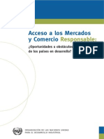 Acceso a Los Mercados y Comercio Responsable