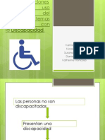 Recomendaciones Para El Uso Correcto Del Lenguaje en Discapacidad