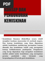 Konsep Dan Pengukuran Kemiskinan