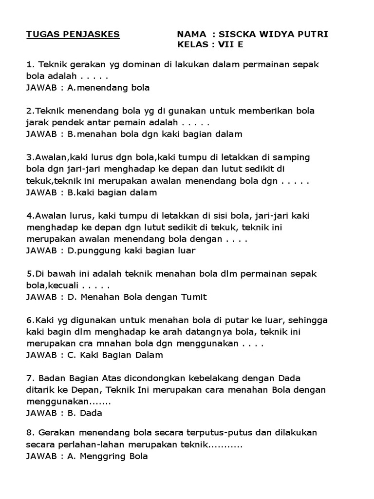 View Berikut Ini Adalah Tujuan Umum Menggiring Bola