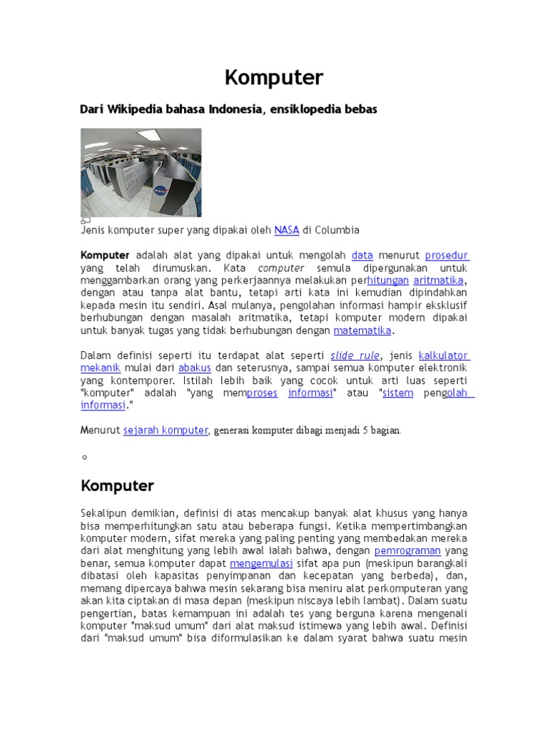 Komputer | PDF