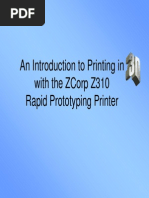 An Introduction To Printing in 3D