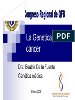 La Genética y El Cáncer