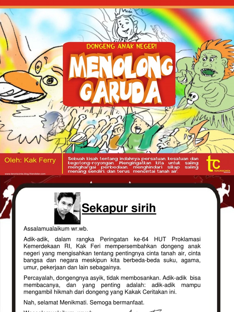 Dongeng Anak Negeri Menolong Garuda Karya Feriawan Full