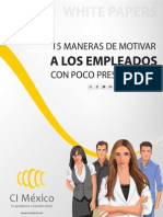 15 Maneras de Motivar A Los Empleados PDF