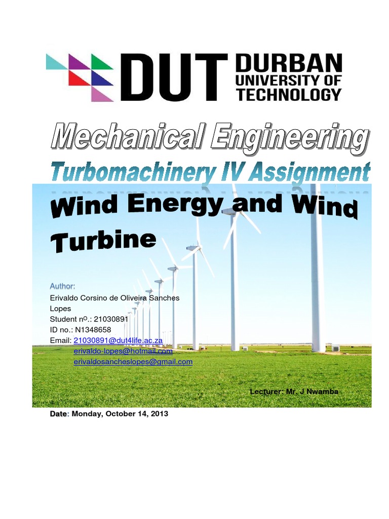 Wind Energy and Turbines in Africa | PDF | Wind Power | Wind Turbine