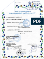 Contract de Parteneriat DE LA GRADINITA LA SCOALA 2013 PDF